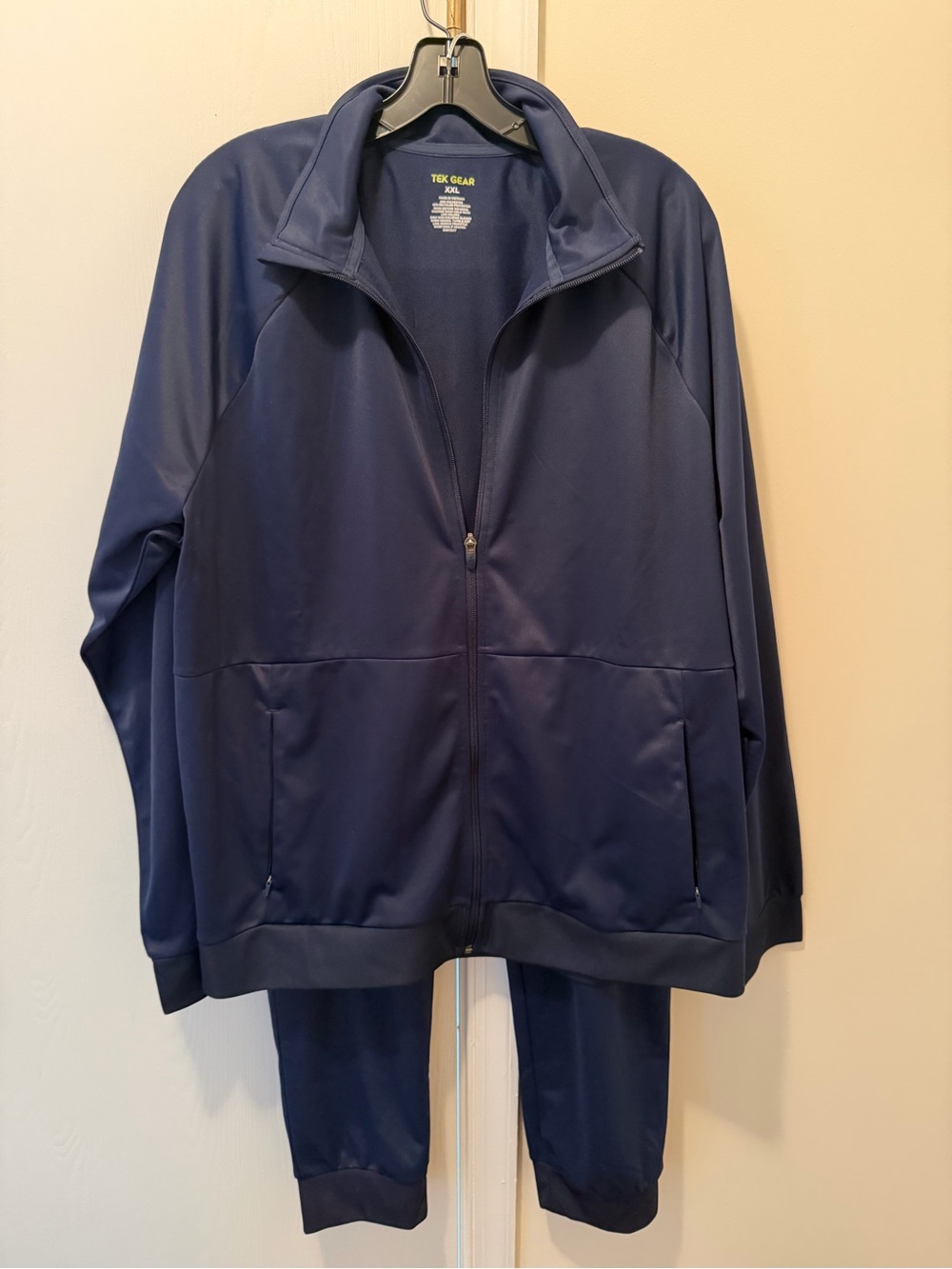 Tek Gear  Navy Full-Zip Track Jacket